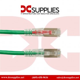 Black Box C6PC70S-GN-07 Giga True 3 CAT6 250MHz Lockable Shielded Cable Green 7ft