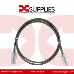 Black Box C6PC70S-GY-01 1ft CAT6 250MHz Locking Snagless Ethernet Cable