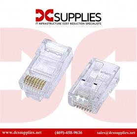 Black Box C6-MP-U-50PAK 50-pack CAT6 Unshielded Modular Plug Value Line