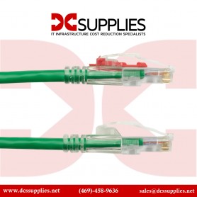 Black Box C6PC70-GN-15 GigaTrue 3 CAT6 550MHz Lockable Patch Cable Green 15ft