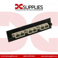 Black Box JPM451B Adapter Panel with Bronze Sleeves