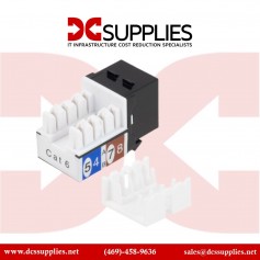 Black Box CAT6J-BK-25PAK CAT6 Keystone Jack Black 25 Pack