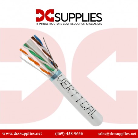 Black Box C6ABC51-WH-1000 Giga True bulk cable 1000 ft white
