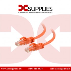 Black Box  CAT5EPC-006-OR 6FT CAT5E Orange Molded Boot Stranded Patch Cable Value Line