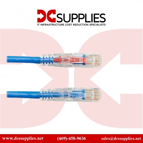 Black Box CAT6PC-010-BL CAT6 Molded Boot Patch Cable Blue 10FT