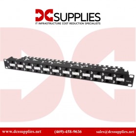 Black Box C6AMP70-24 Gigatrue CAT6A 24 Port Panel BL
