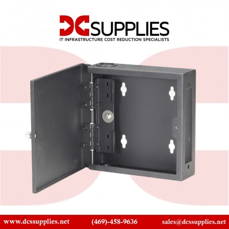 Black Box JPM399A-R2 Mini Wallmount Fiber Enclosure One Adapter Panel Non-Locking