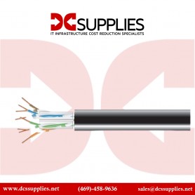 Black Box EVNSL0508A-1000 CAT5e bulk cable - 1000 ft - black