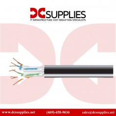 Black Box EVNSL0508A-1000 CAT5e bulk cable - 1000 ft - black
