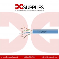 Black Box EVNSL0605A-1000 CAT6 Shielded 400-MHz Bulk Cable, White