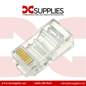 Black Box FMTP6AS-CL-100PAK CAT6A Modular RJ-45 Plugs with Boots, Solid/Stranded STP, 100-pack