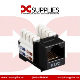 Black Box CAT6PC-001-BK-10PAK 10-pack 1FT CAT6 Black Molded Boot Stranded Patch Cable Value Line
