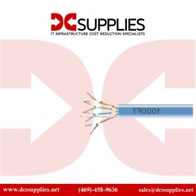 Black Box EVNSL0611A-1000 CAT6 Shielded 400-MHz Solid Bulk Cable