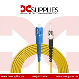 Black Box EFN310-010M-STST ST-ST 9 125 OS2 Singlemode Duplex Fiber Patch Cable Yellow 10m