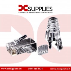Black Box FMTP623S-100PAK 100-pack CAT6 Modular Plug for 23 AWG Wire Shielded RJ45