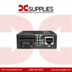 Black Box LMC4001A 10/100/1000 Media Converter with US Power Supply