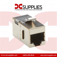 Black Box C6ACP71S-SV-10PAK CAT6A Coupler, Straight Thru Silver, Shielded. 10 Pack