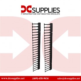 VERTIV VRA1014 Vertical Cable Manager 600mm Wide 42U Cable Routing Panel