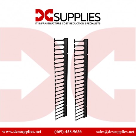 VERTIV VRA1014 Vertical Cable Manager 600mm Wide 42U Cable Routing Panel