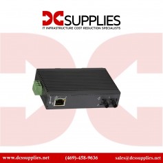 Black Box LMC282A Fast Ethernet Industrial Media Converter Single-Mode SC