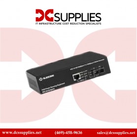 Black Box LPS500A-MM-SC-R2 10/100/1000BT PoE Media Converter MMSC