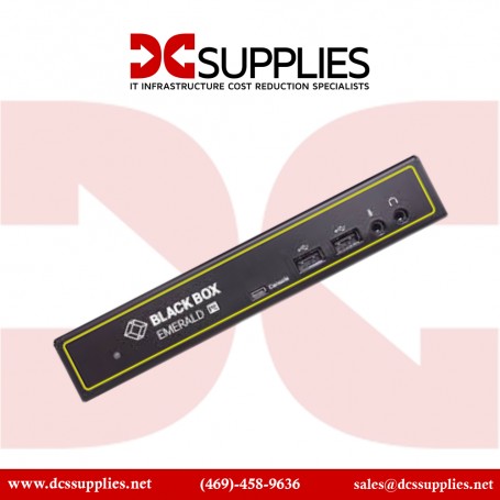 Black Box EMD2002PE-R-P Emerald Pe, PoE HD DVI, Dual Head, VUSB, Audio, RX