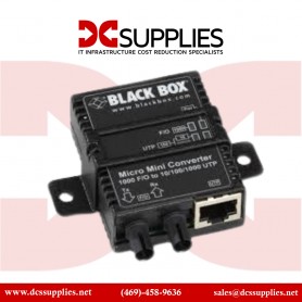 Black Box LMC4000A Micro Mini Media Converter SFP 10/100/1000MBPS Copper DPX