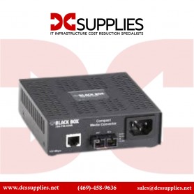 Black Box LIC025A-R3 Fast Ethernet to Fiber Media Converter, SC, Singlemode
