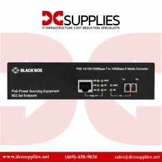 Black Box LPS500A-MM-LC-R3 PoE Media Converter