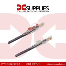 Black Box C6PC70-BK-100 GigaTrue 3 CAT6 550-MHz Lockable Patch Cable (UTP) Black 100-ft. (30.4-m)