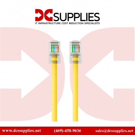 Belkin A3L791-03-YLW-S 3 ft. Cat 5E Yellow UTP RJ45M/RJ45M Snagless Patch Cable