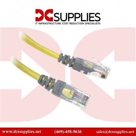 Belkin A3X126-03-YLW-M RJ45 CAT 5e UTP Crossover Cable 3-Ft Yellow Molded Connector