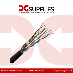 Belkin A7J304-1000-BLK CAT 5e Bulk Patch Cable 1000-Ft Black Stranded