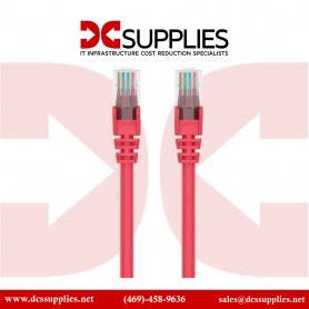 Belkin A3X126-03-RED-S RJ45 CAT 5e UTP Crossover Cable 3-Ft Red Snagless Connector
