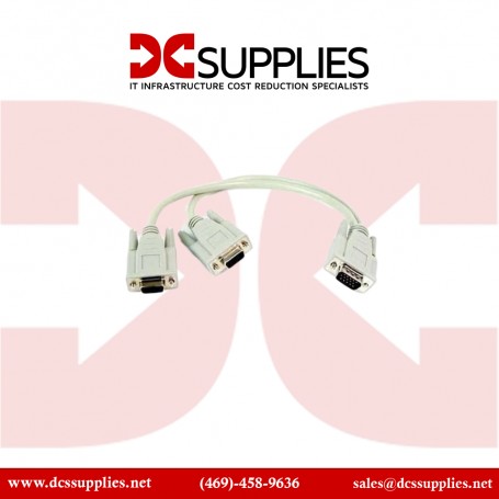 Belkin F3G006-01 1 ft. Pro Series 1 x HD-15 Male to 2 x HD-15 Female Cable
