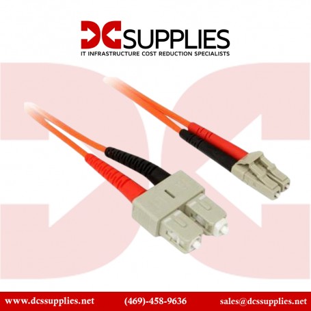 Belkin F2F202L7-05M Multimode Duplex 62.5/125 Fiber Optic Patch Cable (5 Meters, SC/LC)