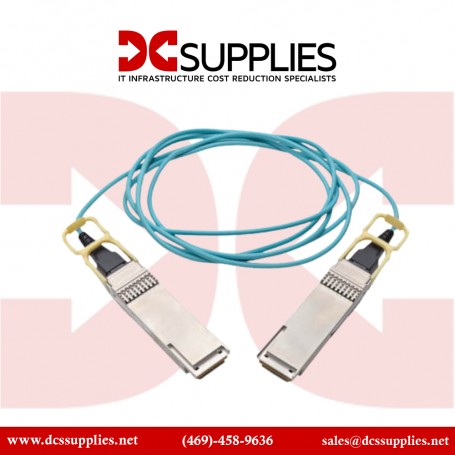 Tripp Lite N28F-01M-AQ QSFP+ to QSFP + Active Optical Cable Fiber 40Gb AOC M/M  direct attach cable - 1 m - aqua
