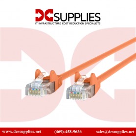 Belkin A3L791-10-ORG-S CAT5E Patch Cord Snagless, Orange- 10ft