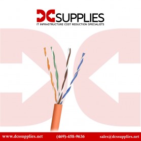 Belkin A7J304-1000-ORG CAT 5e Bulk Patch Cable 1000-Ft Orange Stranded