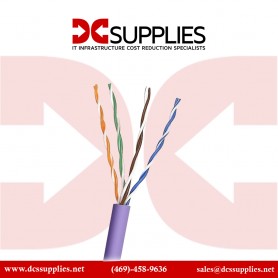 Belkin A7J304-1000-PUR CAT 5e Bulk Patch Cable 1000-Ft Purple Stranded