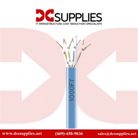 Belkin A7J704-1000-BLU CAT6 Stranded Bulk Cable 4PR 24AWG 1000 Blue