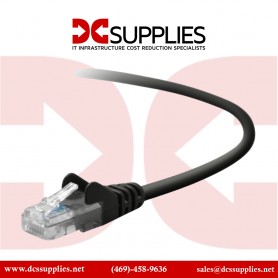 Belkin A3L791-05-BLK-S CAT 5e RJ45 Patch Cable 5-Ft Black Snagless