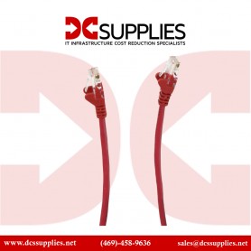 Belkin A3L791-06-RED-S 6 ft. Cat 5E Red UTP RJ45M/RJ45M Snagless Patch Cable