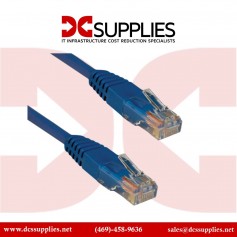 Tripp Lite N002-001-BL 1ft Cat5e 350MHz Strain-relief Molded Patch Cable RJ45 M/M Blue