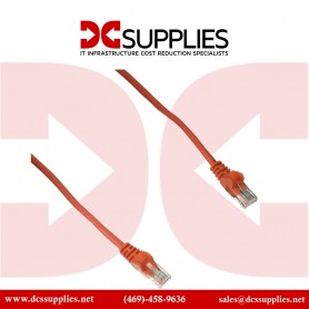Belkin A3L791-06-ORG-S 6 ft. Cat 5E Orange UTP RJ45M/RJ45M Snagless Patch Cable