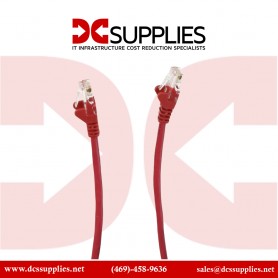 Belkin A3L791-05-RED-S 5 ft. Cat 5E Red Patch Cable CAT5e Snagless RJ-45M / RJ-45M