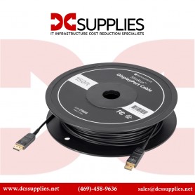 Monoprice 21809 DisplayPort cable 1800" (45.7 m) Black