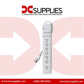 Belkin BE107200-06 7-Outlet Home Office Surge Protector 6Ft Cord White