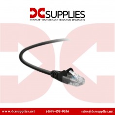 Belkin A3L791-01-BLK-S CAT 5e RJ45 Patch Cable 1-Ft Black Snagless