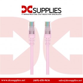 Belkin A3L791-07-PNK-S CAT 5e RJ45M/RJ45M Patch Cable 7-Ft Pink Snagless